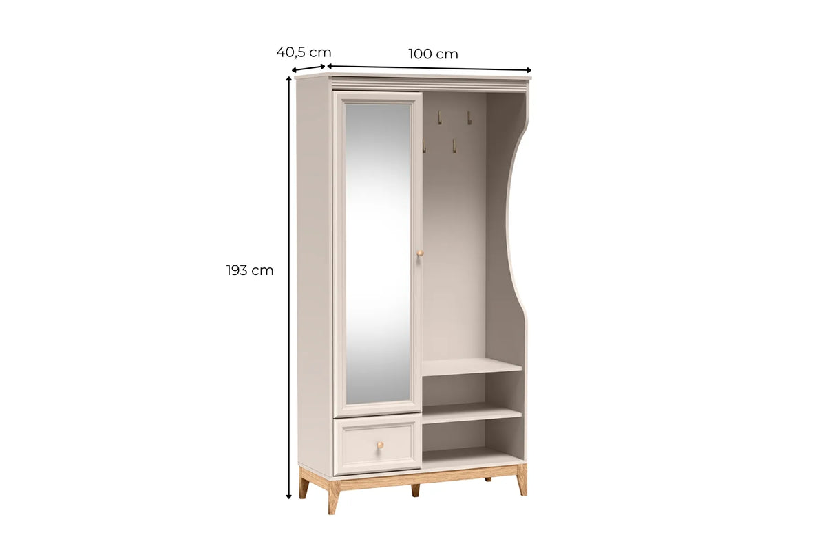 CLOSET WITH MIRROR WINDSOR