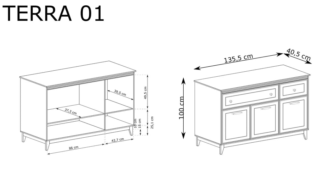 CHEST OF DRAWERS TA-1
