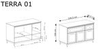 CHEST OF DRAWERS TA-1