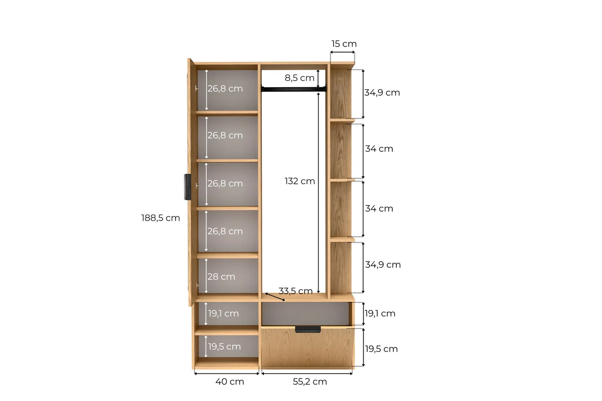 NALA DRESSING ROOM WITH MIRROR