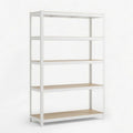 Heavy Duty White Galvanized Shelving with MDF Board