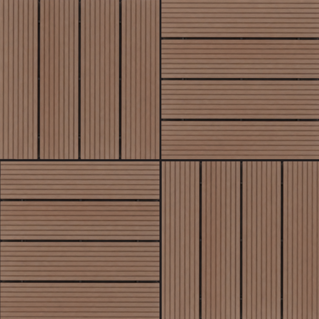 Brown Outdoor Decking Sample