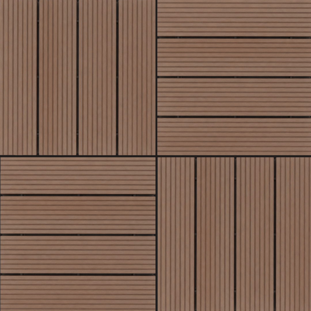 Brown Outdoor Decking Sample